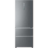 Refurbished Haier A3FE743CPJ Freestanding 431 Litre 70/30 Frost Free Fridge Freezer Silver