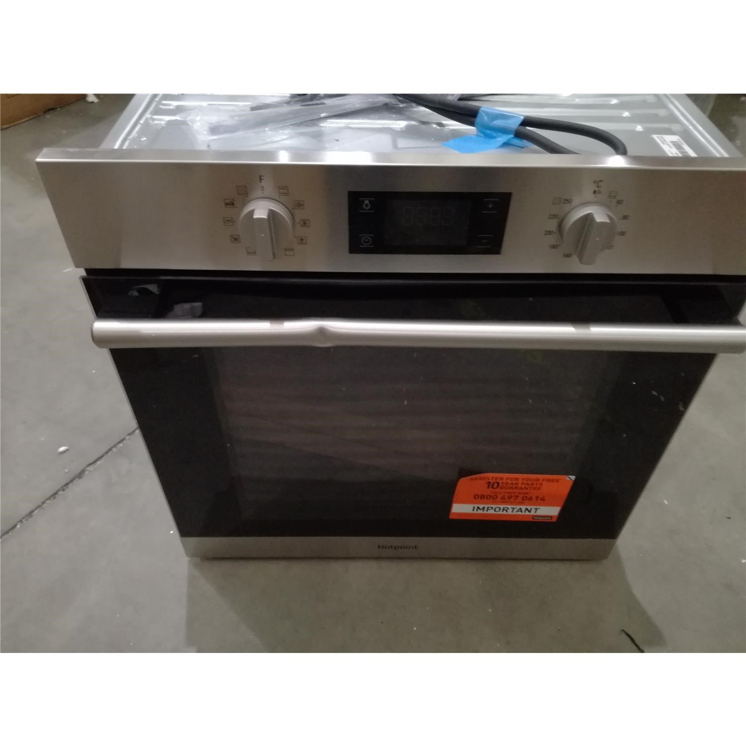 Refurbished Hotpoint Class 2 SA2840PIX 60cm Single Built In Electric Oven Stainless Steel