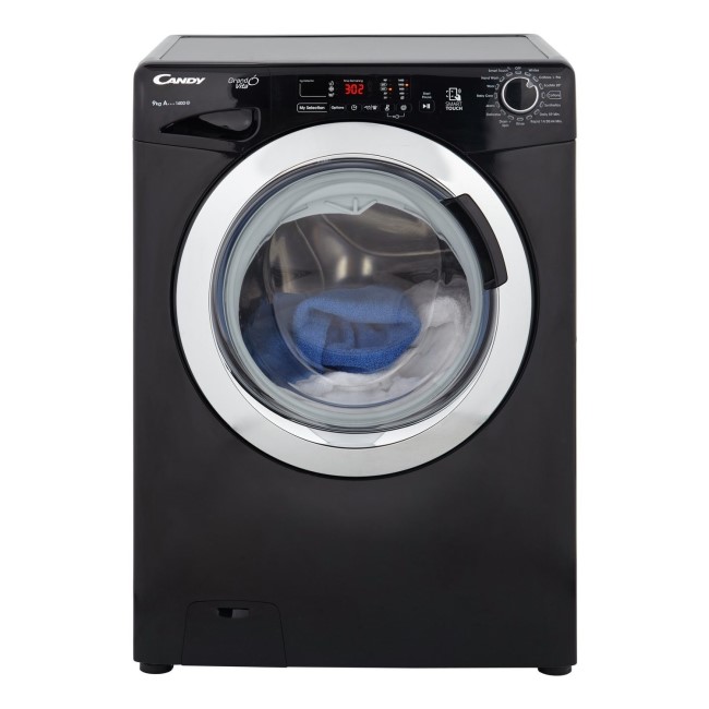 Refurbished Candy Grand'O Vita GVS149DC3B Freestanding 9KG 1400 Spin Washing Machine