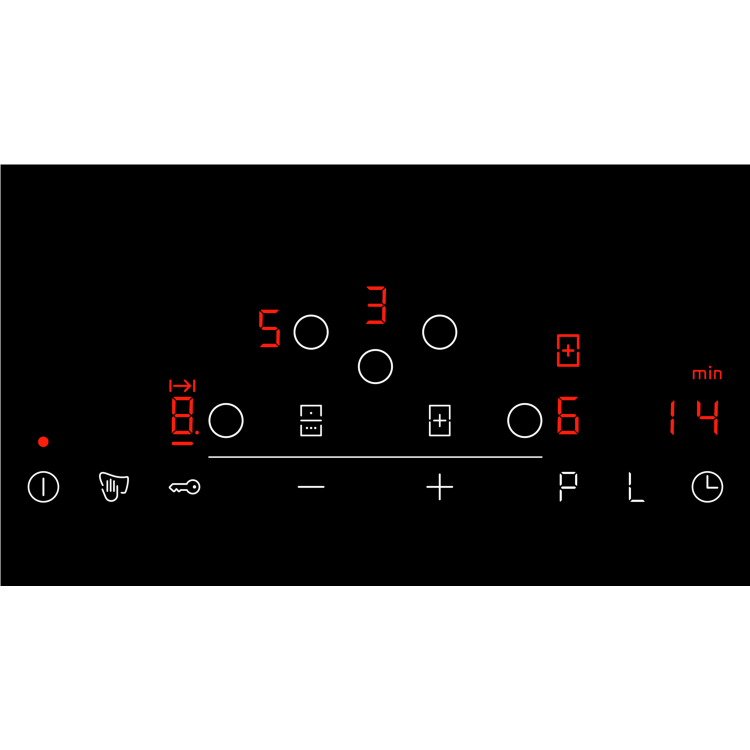 Refurbished Neff N70 T48PD23X2 80cm 5 Zone Induction Hob With TouchControl & CombiZone Black
