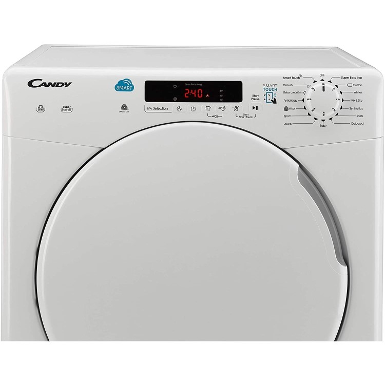 Candy CS C9DF-80 Freestanding Condenser 9KG Tumble Dryer White