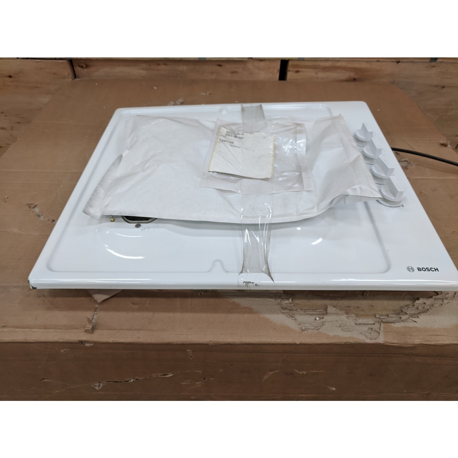 Refurbished Bosch Series 2 PBP6B2B60 58cm 4 Burner Gas Hob White