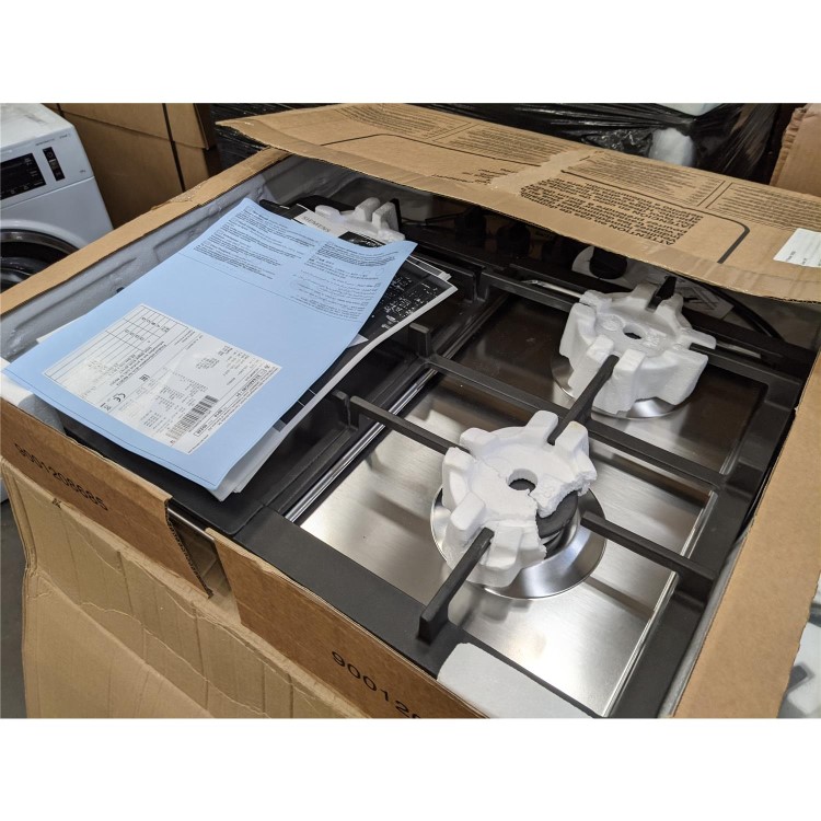 Refurbished Siemens EC6A5HC90 iQ500 60cm Four Burner Gas Hob - Stainless Steel