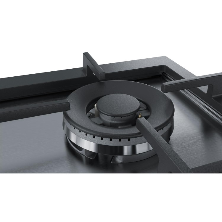 Refurbished Siemens EC6A5HC90 iQ500 60cm Four Burner Gas Hob - Stainless Steel