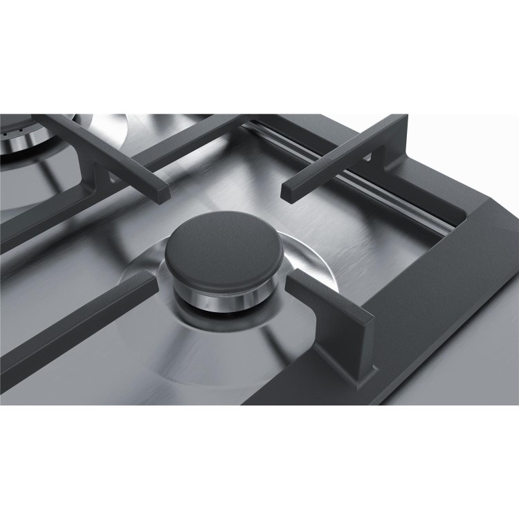 Refurbished Siemens EC6A5HC90 iQ500 60cm Four Burner Gas Hob - Stainless Steel
