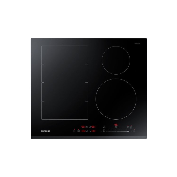 Refurbished Samsung NZ64K7757BK 60cm 4 Zone Induction Hob Black