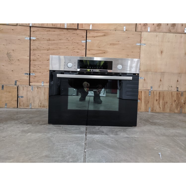 Refurbished Bosch Serie 4 CMA583MS0B Built In 44L 900W Combination Microwave Oven Stainless Steel