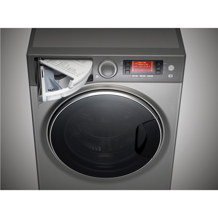 HOTPOINT RD966JGD 9kg Wash 6kg Dry 1600rpm Freestanding Washer Dryer - Graphite