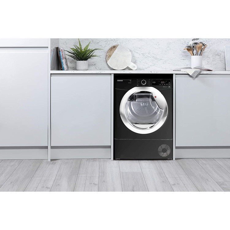 Refurbished Hoover DX C9TCEB Smart Freestanding Condenser 9KG Tumble Dryer Black