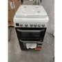 Refurbished Hotpoint HD5G00CCW 50cm Double Cavity Gas Cooker with Lid White