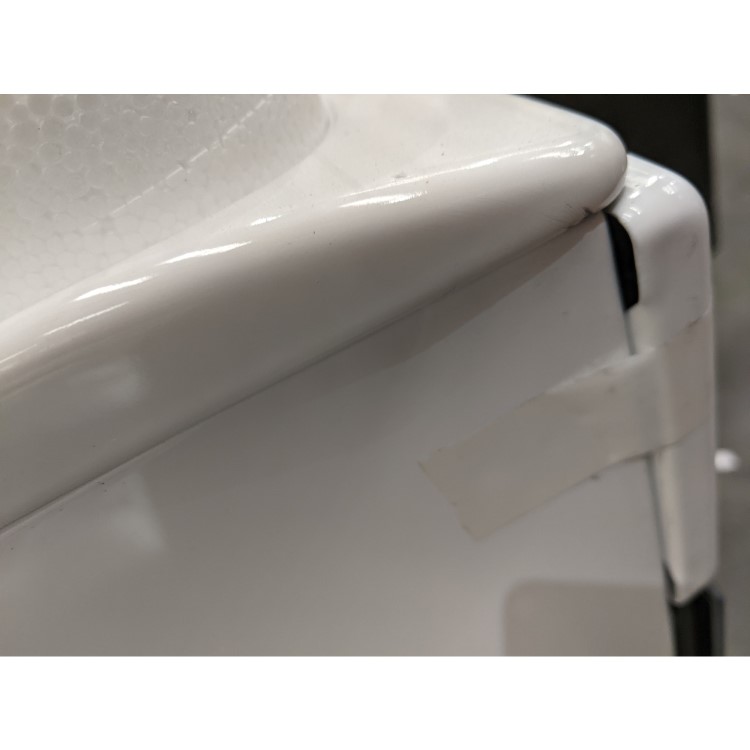 Refurbished Hotpoint HD5G00CCW 50cm Double Cavity Gas Cooker with Lid White