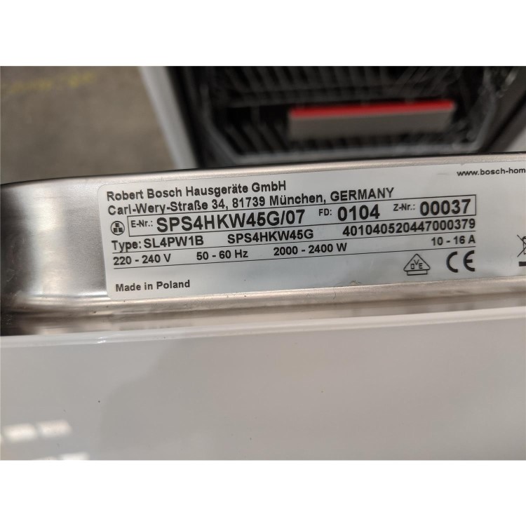 Refurbished Bosch SPS4HKW45G Slimline 9 Place Freestanding Dishwasher