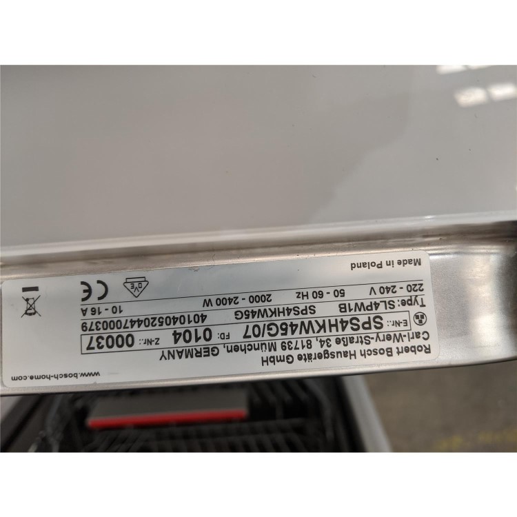 Refurbished Bosch SPS4HKW45G Slimline 9 Place Freestanding Dishwasher