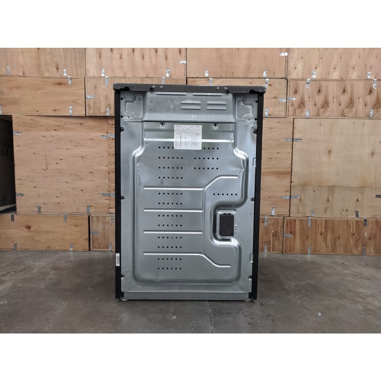 Refurbished Hotpoint Ultima HUE61GS 60cm Double Oven Electric Cooker with Ceramic Hob Graphite