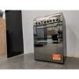 Refurbished Indesit KDP60SE 60cm Double Oven Dual Fuel Cooker Stainless Steel