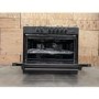 Refurbished Montpellier MR91DFMK 90cm Dual Fuel Range Cooker Black