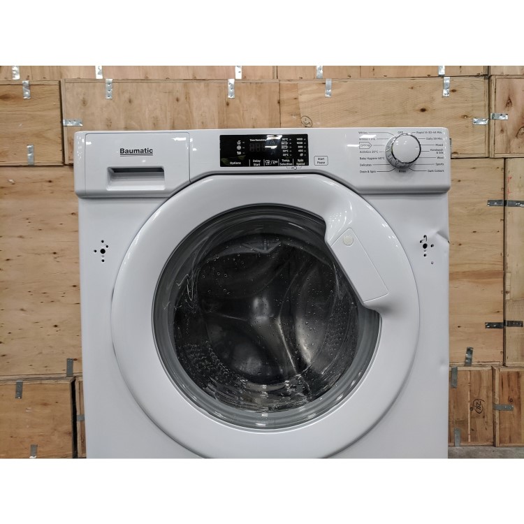 Refurbished Baumatic BWI147D4E Integrated 7KG 1400 Spin Washing Machine White