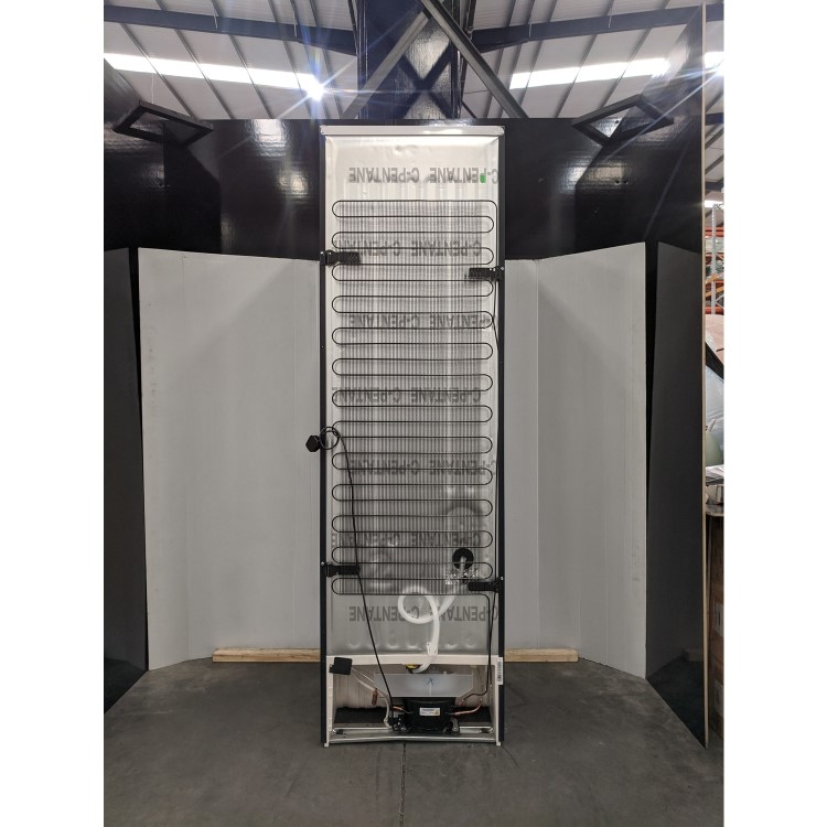 Refurbished Hotpoint H7T911AKSHAQUA1 Freestanding 360 Litre 70/30 Frost Free Fridge Freezer Inox