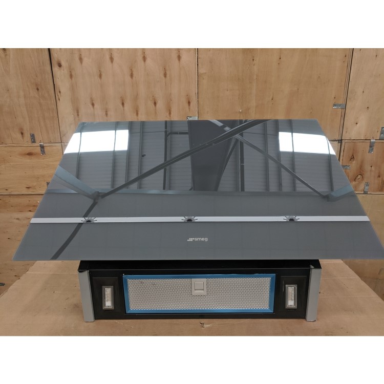 Refurbished Smeg KV28S 80cm Angled Cooker Hood Silver