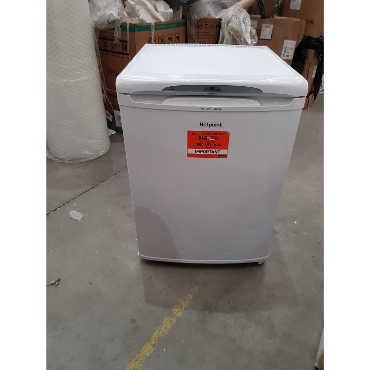 Refurbished Hotpoint RLA36P1 Freestanding 146 Litre Under Counter Fridge White