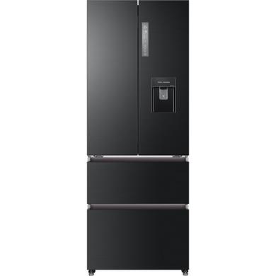 Refurbished Haier HB16WSNAA Freestanding 422 Litre 70/30 American Fridge Freezer Graphite