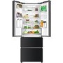 Refurbished Haier HB16WSNAA Freestanding 422 Litre 70/30 American Fridge Freezer Graphite