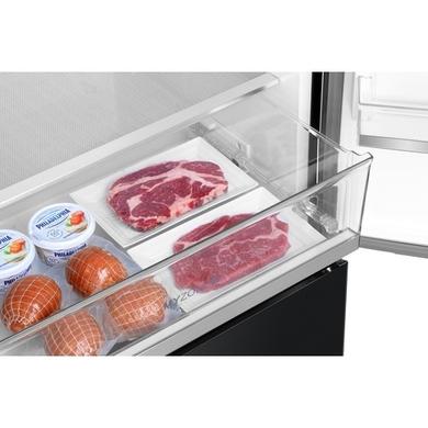 Refurbished Haier HB16WSNAA Freestanding 422 Litre 70/30 American Fridge Freezer Graphite