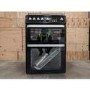 Refurbished Hotpoint Ultima HUG61K 60cm Double Oven Gas Cooker Black