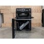Refurbished Hotpoint Ultima HUG61K 60cm Double Oven Gas Cooker Black