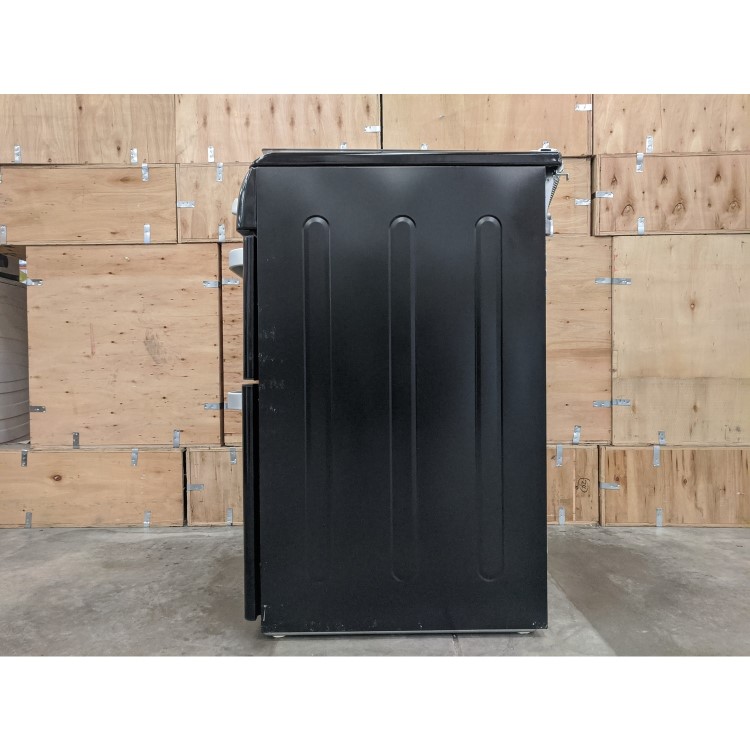 Refurbished Hotpoint Ultima HUG61K 60cm Double Oven Gas Cooker Black