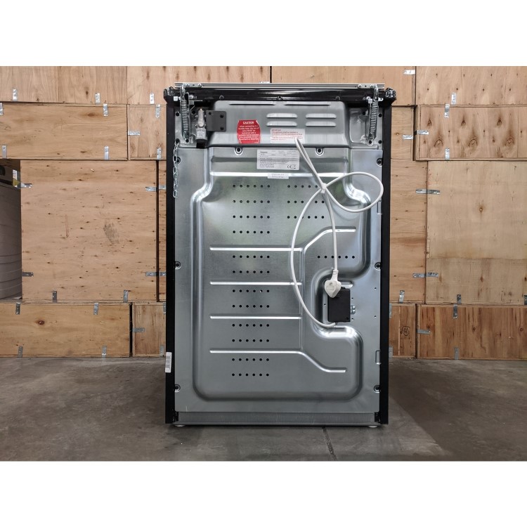 Refurbished Hotpoint Ultima HUG61K 60cm Double Oven Gas Cooker Black