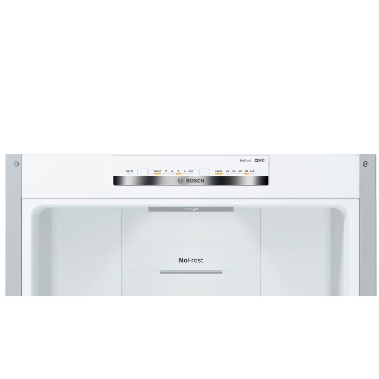 Refurbished Bosch KGN36VLEAG 324 Litre 60/40 Freestanding Fridge Freezer - Stainless steel look