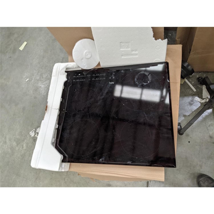 Refurbished AEG IKB64401FB 59cm 4 Zone Induction Hob with Bevelled Edge