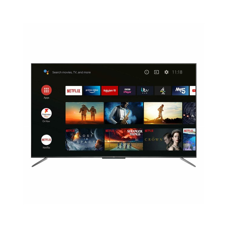 Refurbished TCL 50" 4K Ultra HD with HDR10+ QLED Freeview Play Smart TV