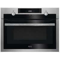 Refurbished AEG KME525800M Built In 42L 1000W Microwave & Grill Stainless Steel