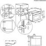 Refurbished AEG KME525800M Built In 42L 1000W Microwave & Grill Stainless Steel