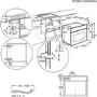 Refurbished AEG KME525800M Built In 42L 1000W Microwave & Grill Stainless Steel