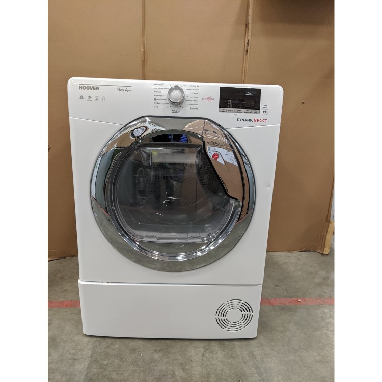 Refurbished Hoover DXH9A2DCE Smart Freestanding Heat Pump 9KG Tumble Dryer White