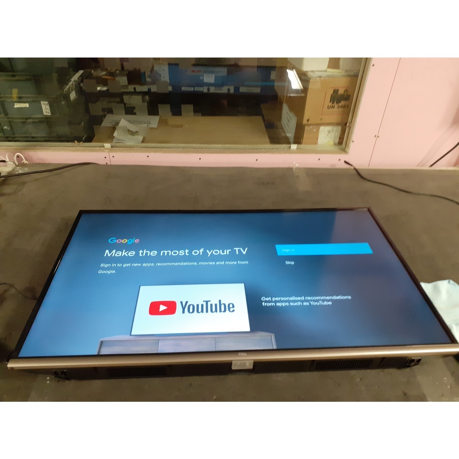 Refurbished TCL 43" 4K Ultra HD with HDR10 LED Freeview Play Smart TV ...