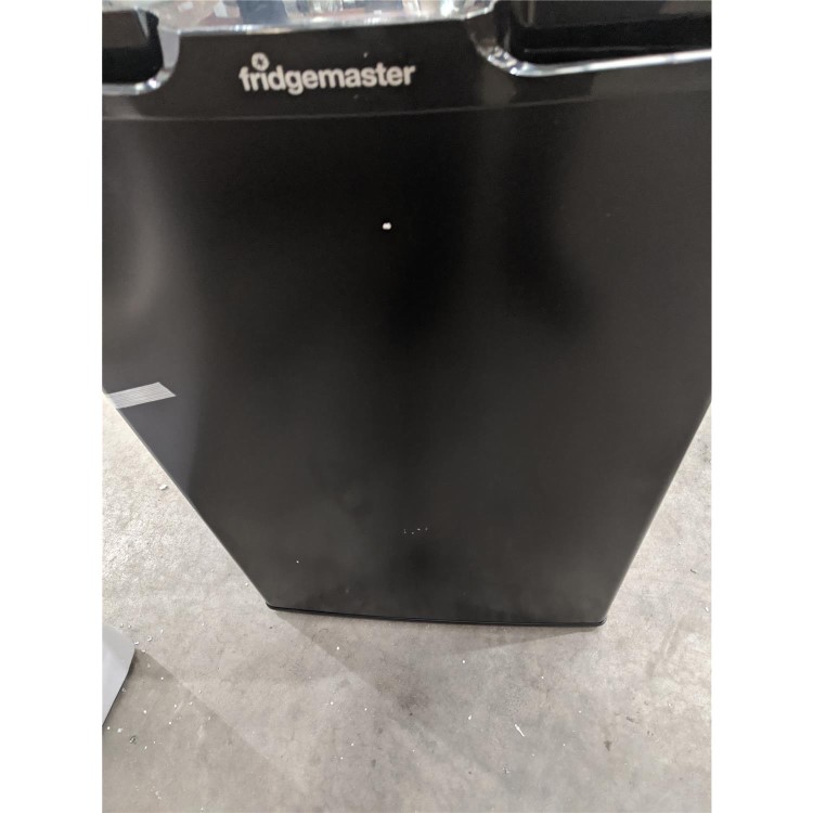 Refurbished Fridgemaster MUL49102MB 84x50cm 102L Freestanding Larder Fridge - Black