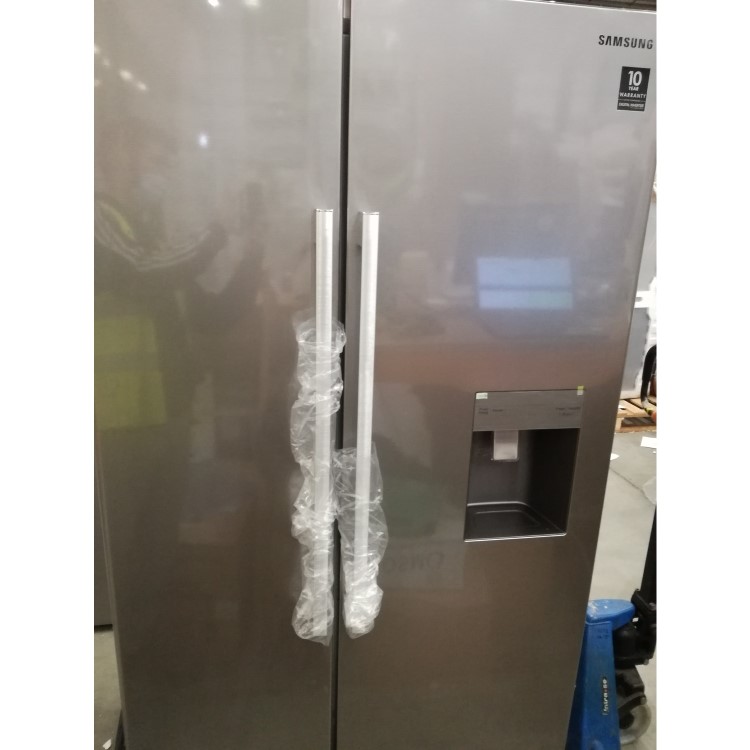 Refurbished Samsung RS52N3313SA Freestanding 510 Litre American Fridge Freezer Silver