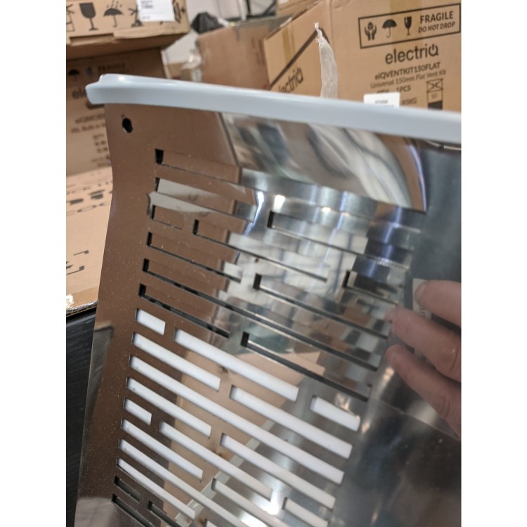 Refurbished AEG DBE5661HG 60cm Slimline Chimney Cooker Hood with Hob2Hood Stainless Steel