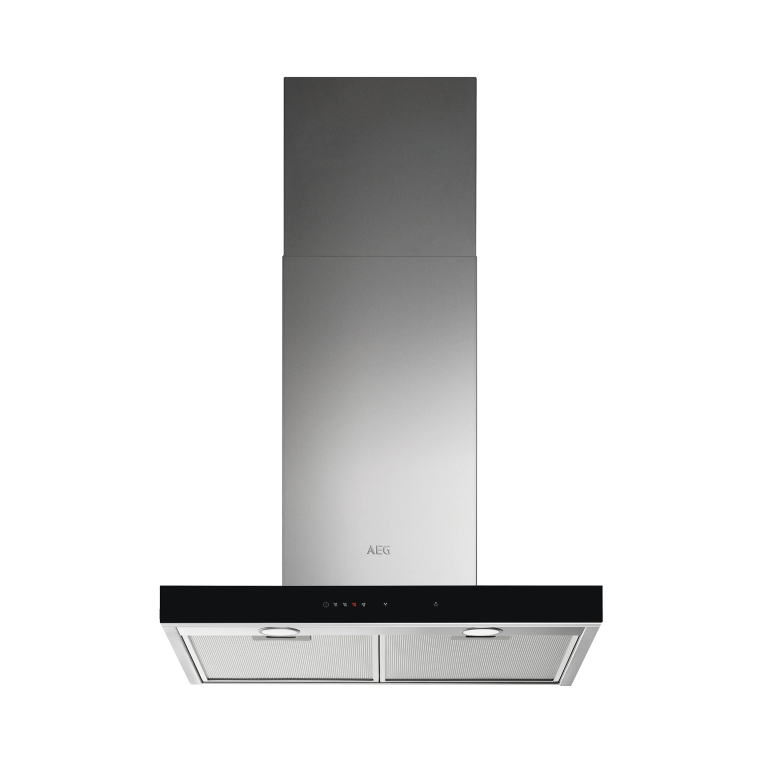 AEG 60cm Slimline Chimney Cooker Hood with Hob2Hood - Stainless Steel
