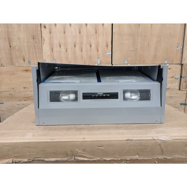 Refurbished Siemens iQ100 LE63MAC00B 60cm Integrated Cooker Hood Silver