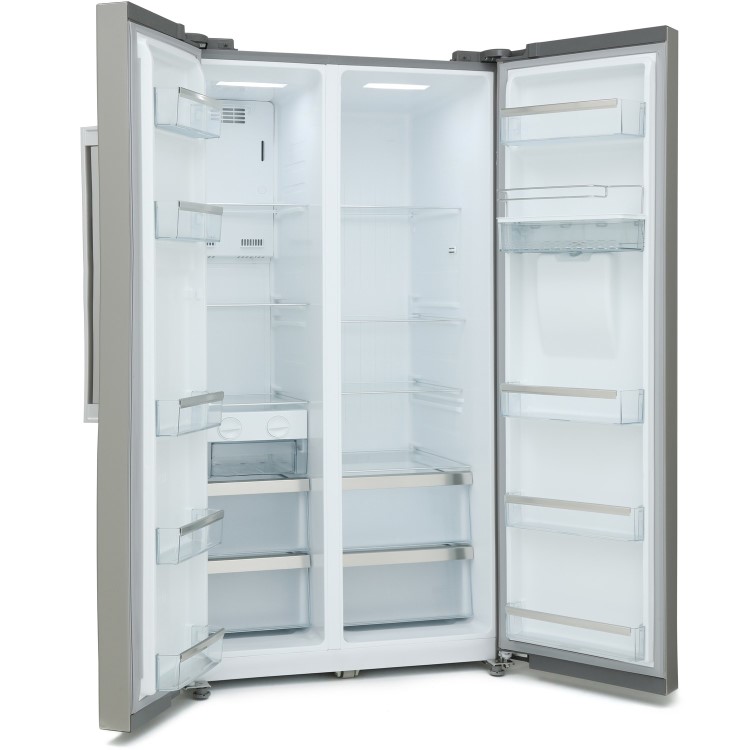 Montpellier 510 Litre American Fridge Freezer- Silver