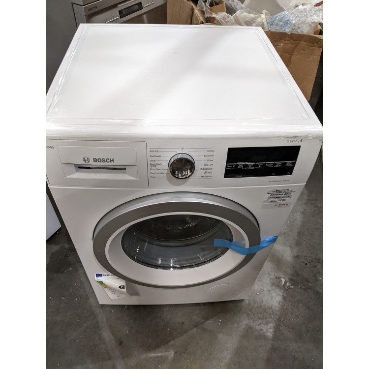 Refurbished Bosch Serie 6 WAU28S80GB Freestanding 8KG 1400 Spin Washing Machine with i-Dos White
