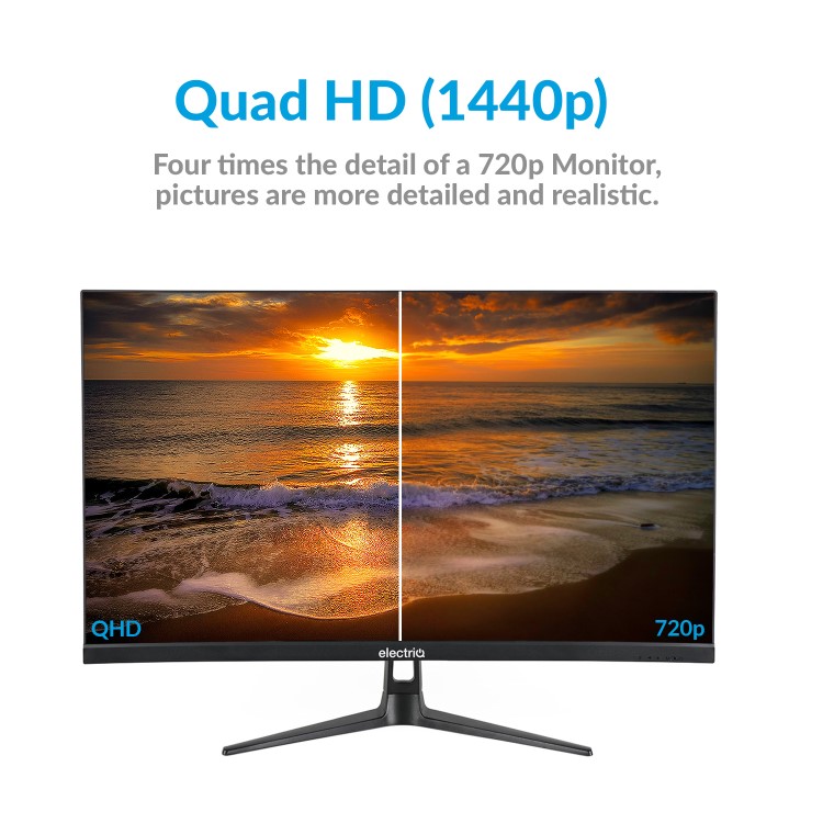 ElectriQ 27" IPS QHD FreeSync HDR Monitor