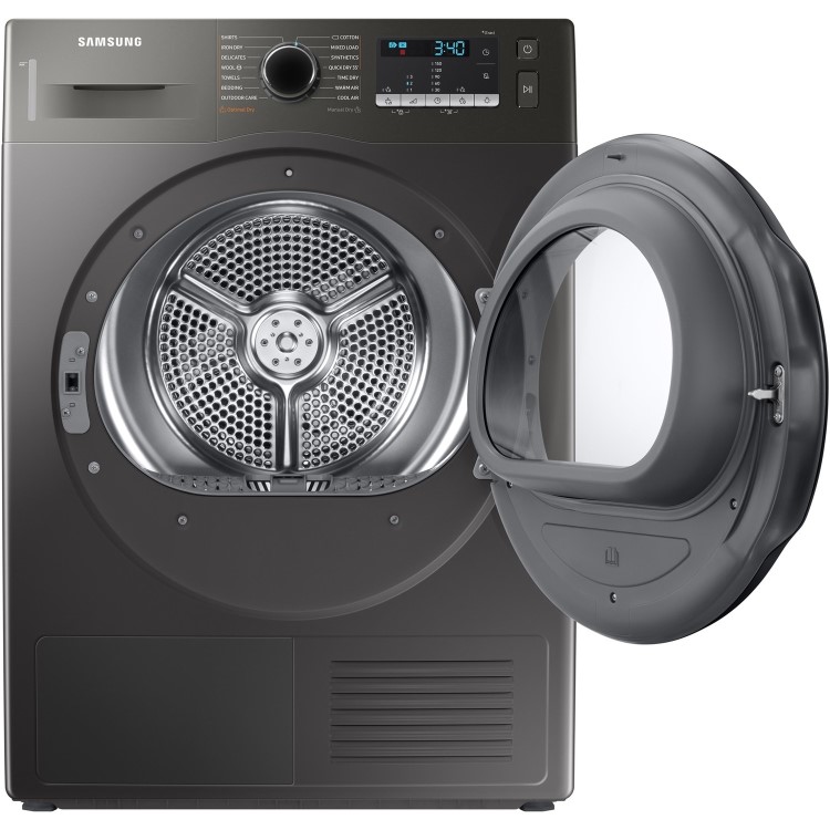 Refurbished Samsung DV90TA040AN Freestanding Heatpump 9KG Tumble Dryer Graphite