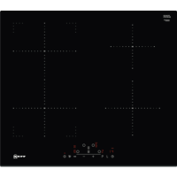 Refurbished Neff N70 T46FD53X2 60cm 4 Zone Induction Hob With TouchControl & CombiZone Black Glass