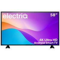 electriQ T2SMH 58 Inch LED 4K HDR Freeview Android Smart TV electriQ T2SMH 58 Inch LED 4K HDR Freeview Android Smart TV